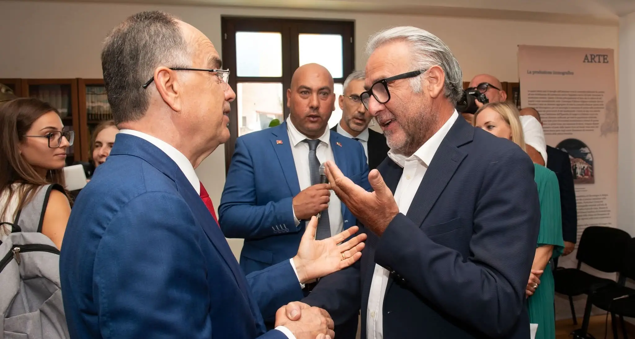 Borsci e le radici arbëreshe nella visita del presidente d’Albania Bajram\n\nBegaj a San Marzano\n