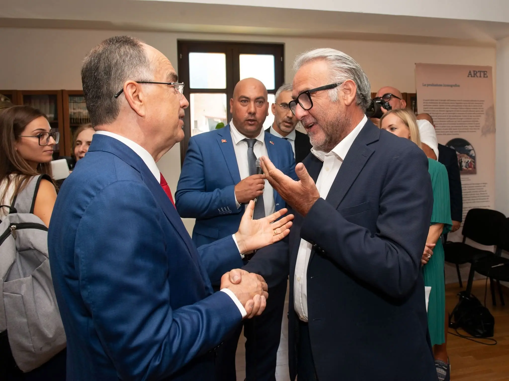 Borsci e le radici arbëreshe nella visita del presidente d’Albania Bajram\n\nBegaj a San Marzano\n