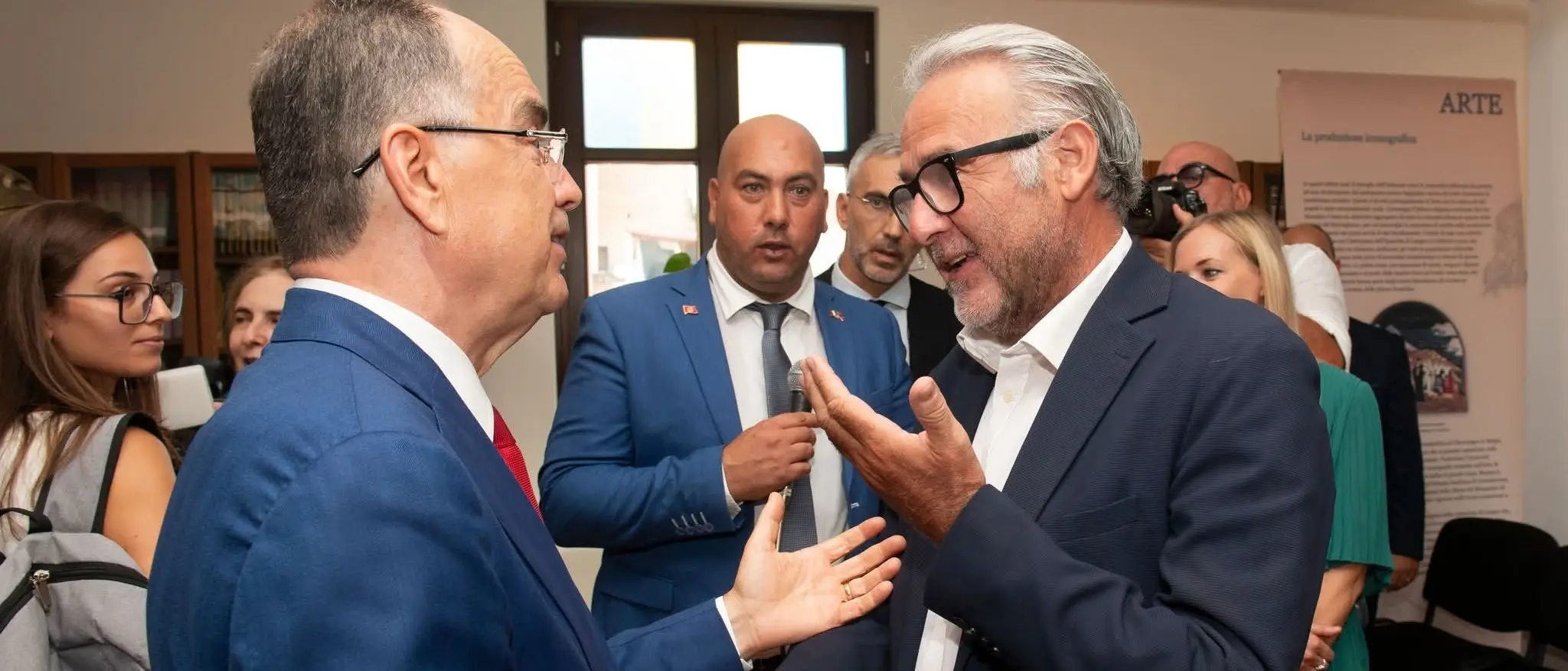 Borsci e le radici arbëreshe nella visita del presidente d’Albania Bajram\n\nBegaj a San Marzano\n