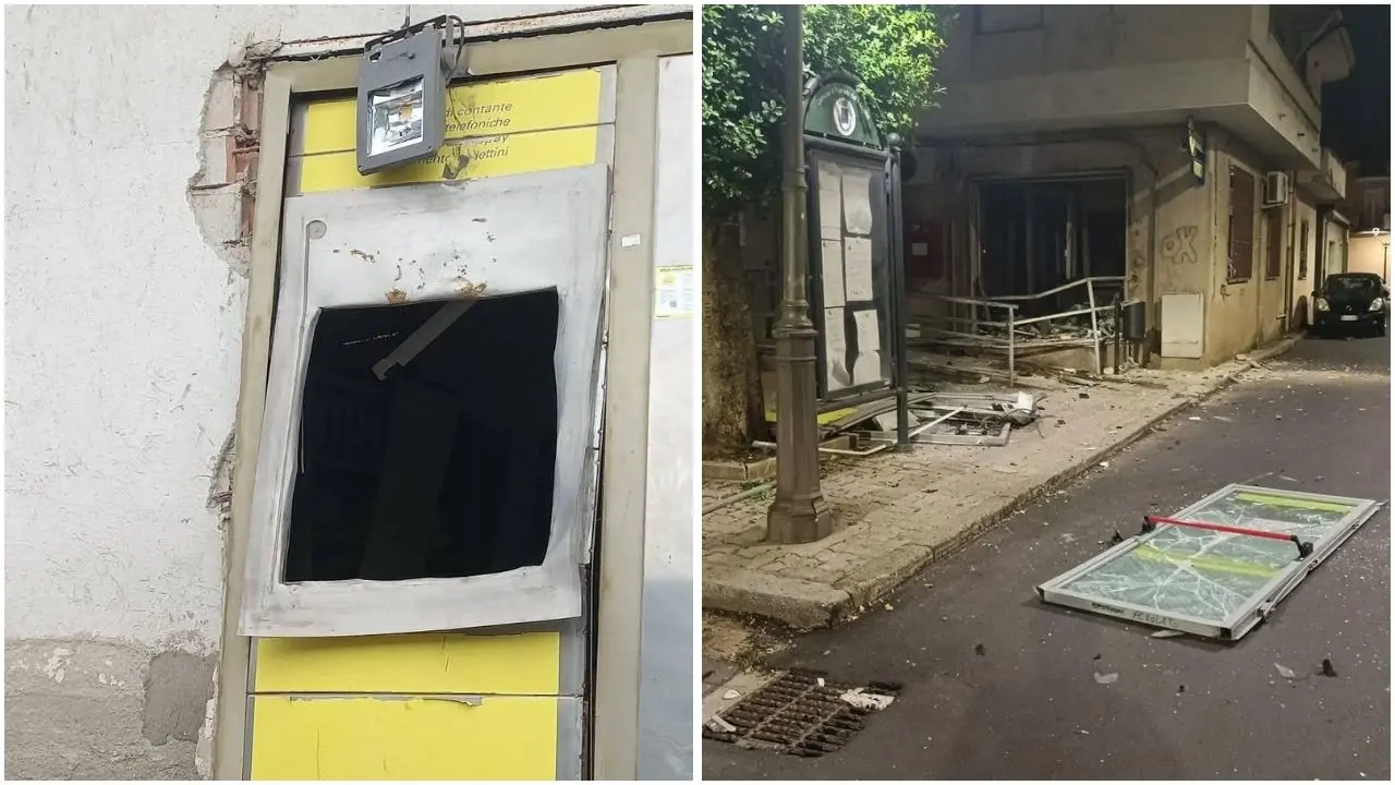 Assalto con esplosivo a due Postamat nel Reggino, l'amarezza dei sindaci: «Violenza inaccettabile»\n