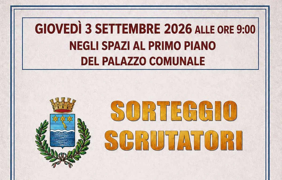 Suppletive Reggio, giovedì\u00A0dalle ore 9 il sorteggio degli scrutatori a Siderno\u00A0\n