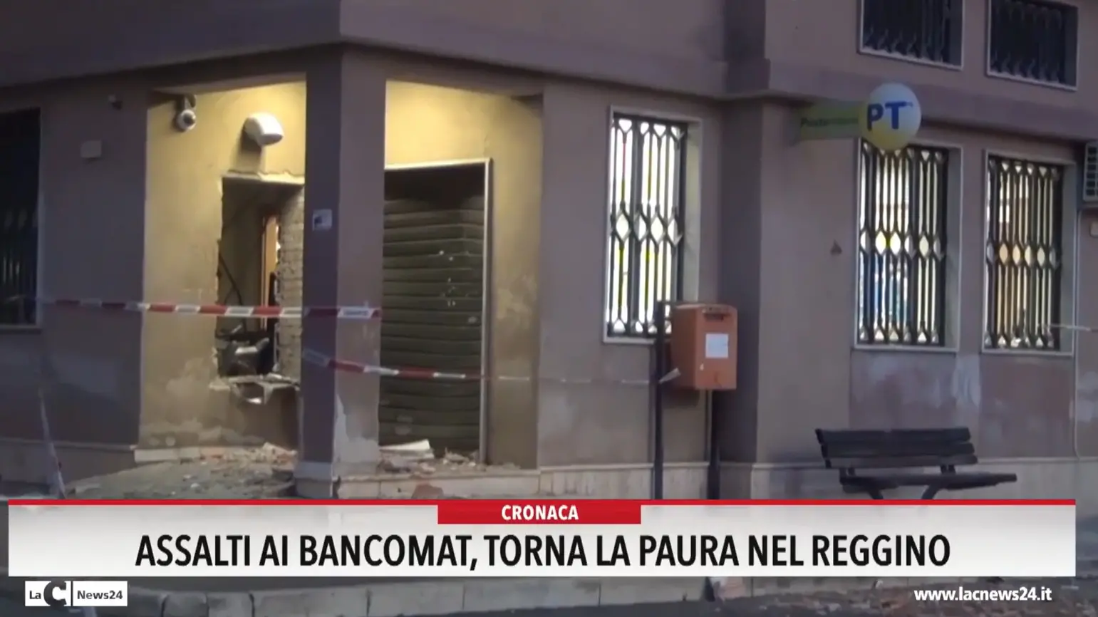 Assalti ai bancomat, torna la paura nel Reggino