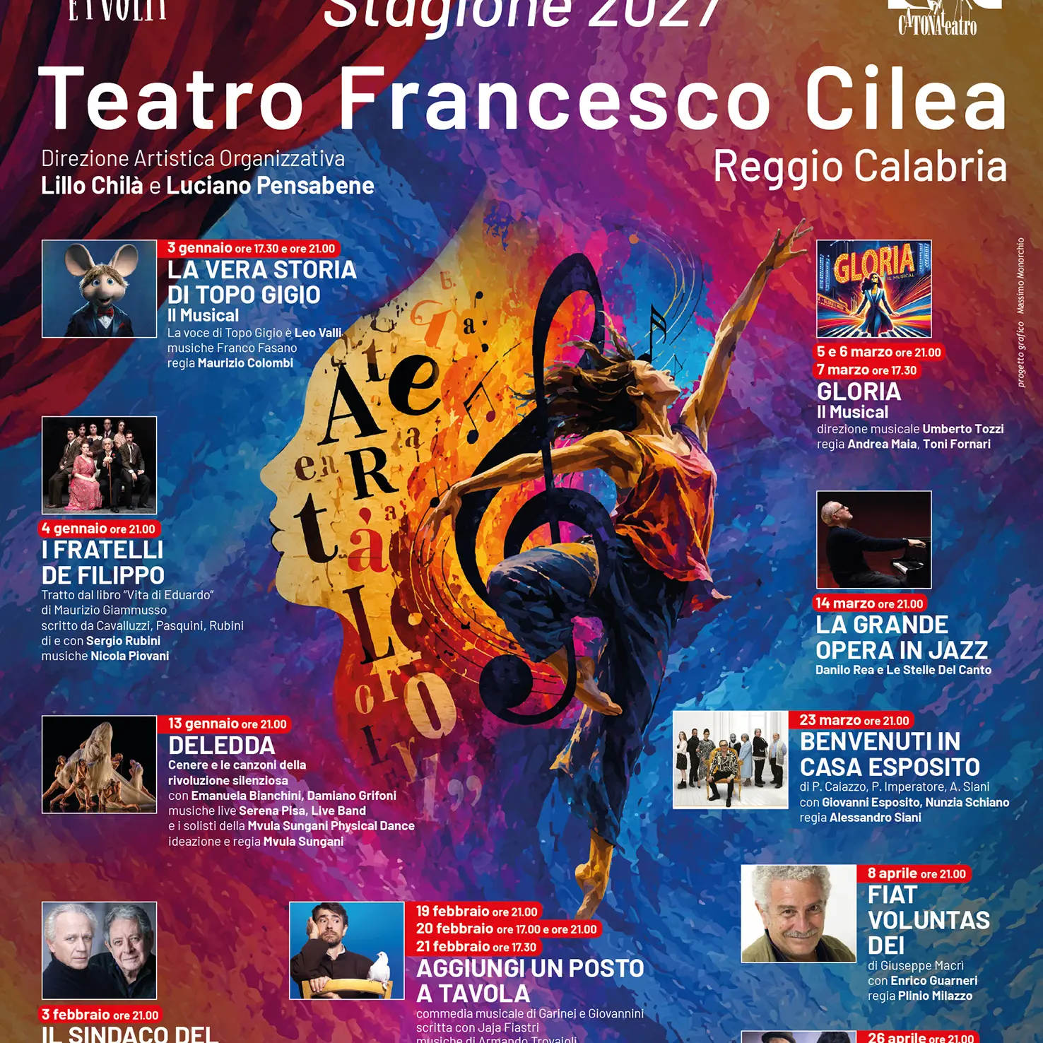 Polis Cultura, al Teatro Cilea una stagione 2027 da grande spettacolo\n