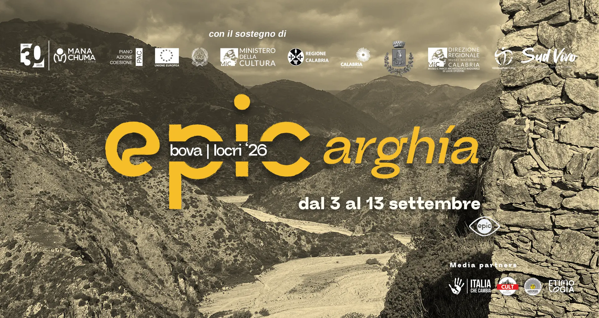 Teatro, poesia e paesaggio nel cuore dell’area grecanica: “Epic Arghìa” attraversa Bova e Locri riscoprendo le radici del Mediterraneo\n