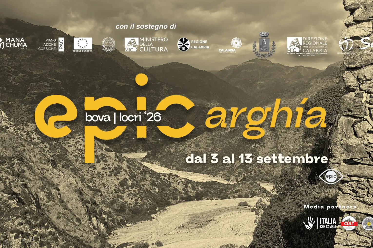 Teatro, poesia e paesaggio nel cuore dell’area grecanica: “Epic Arghìa” attraversa Bova e Locri riscoprendo le radici del Mediterraneo\n