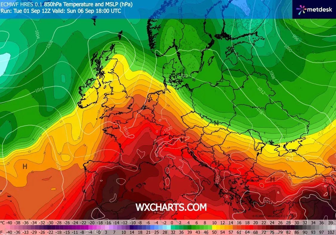 Meteo Catanzaro: possibili rovesci pomeridiani, poi rimonta il caldo (ma non l’afa)