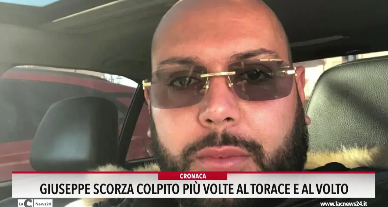 Giuseppe Scorza colpito piu volte al torace e al volto