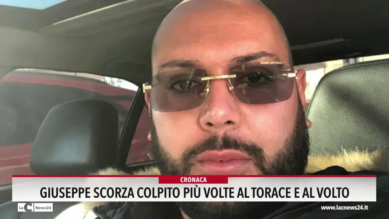 Giuseppe Scorza colpito piu volte al torace e al volto