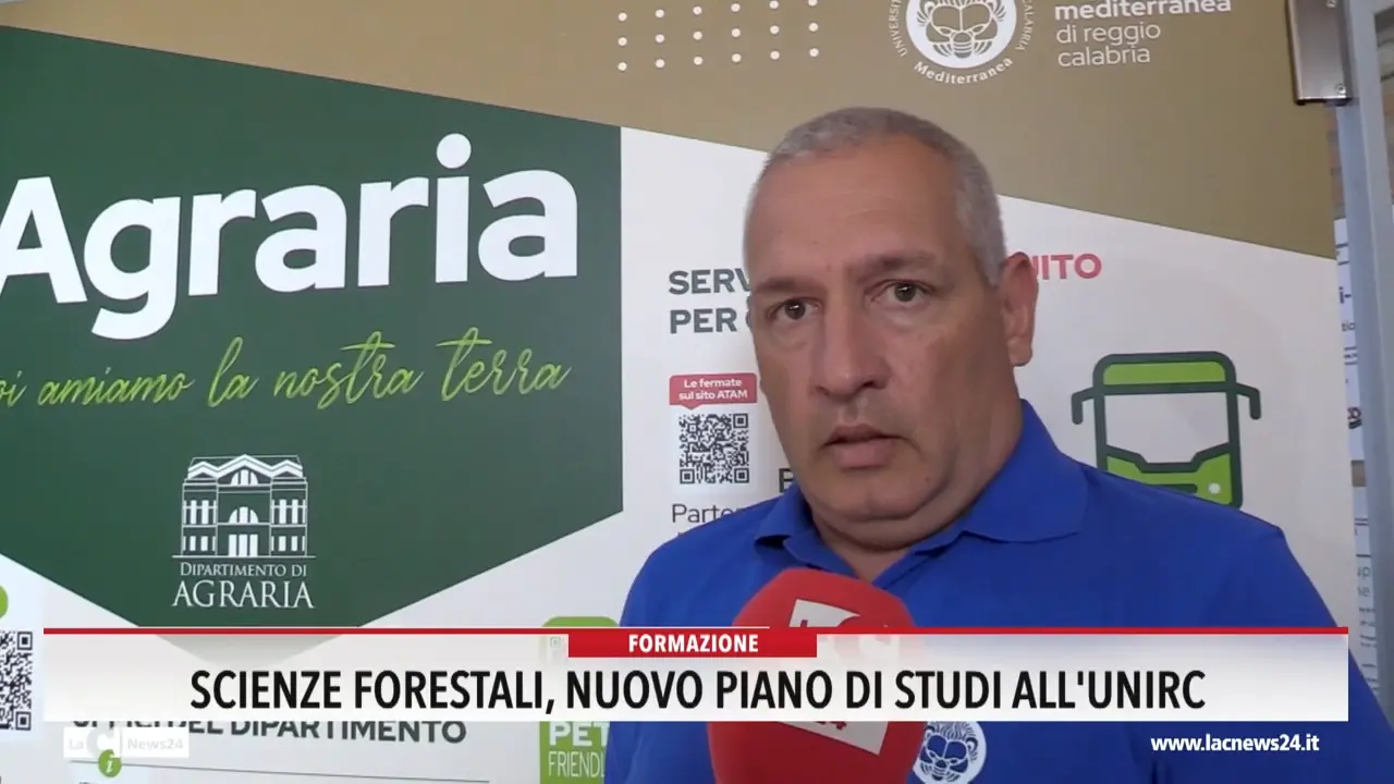 Scienze forestali, nuovo piano di studi all'Unirc