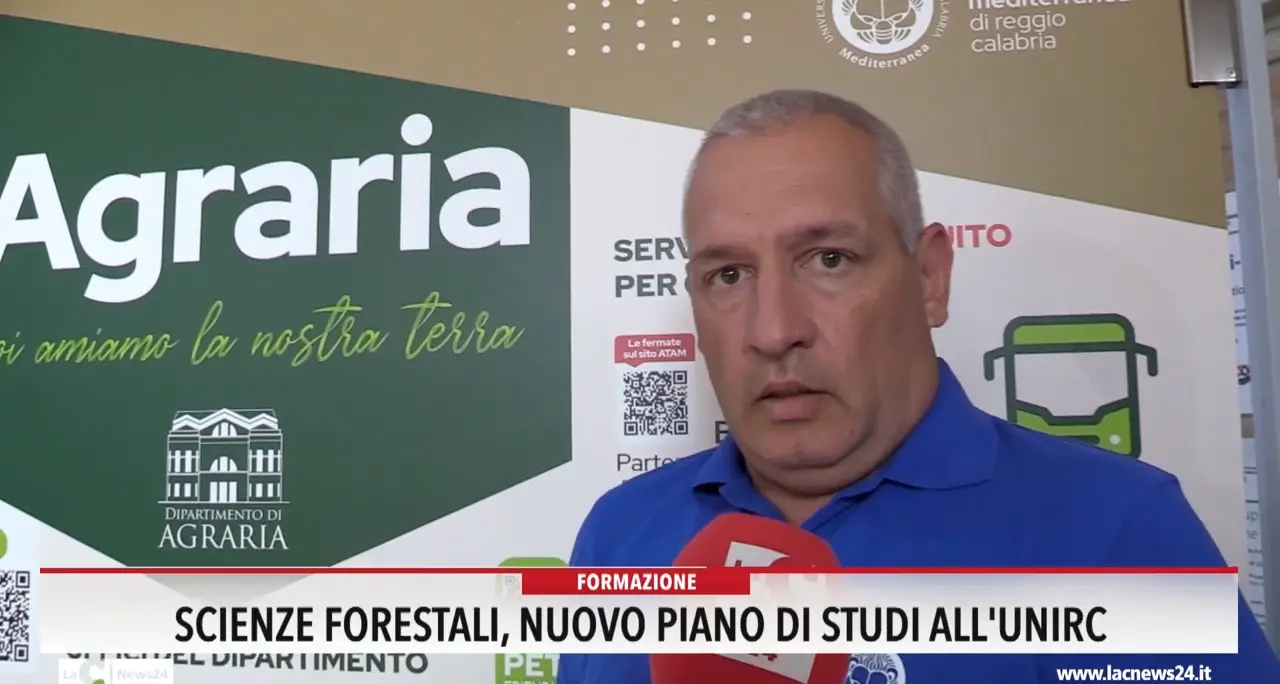 Scienze forestali, nuovo piano di studi all'Unirc