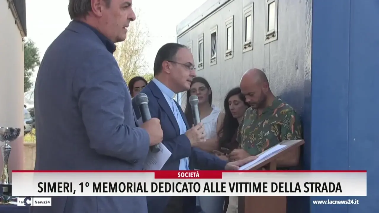 Simeri, 1° memorial dedicato alle vittime della strada