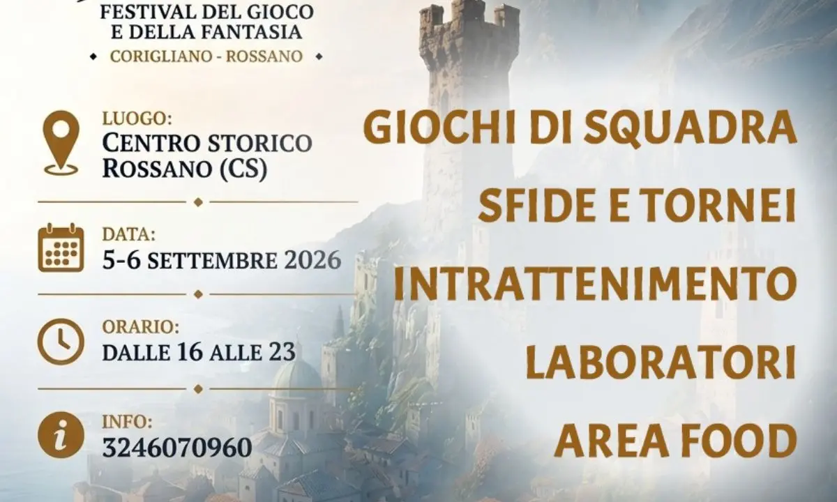 Giocorò anima il centro storico di Rossano: due giorni tra giochi e spettacoli