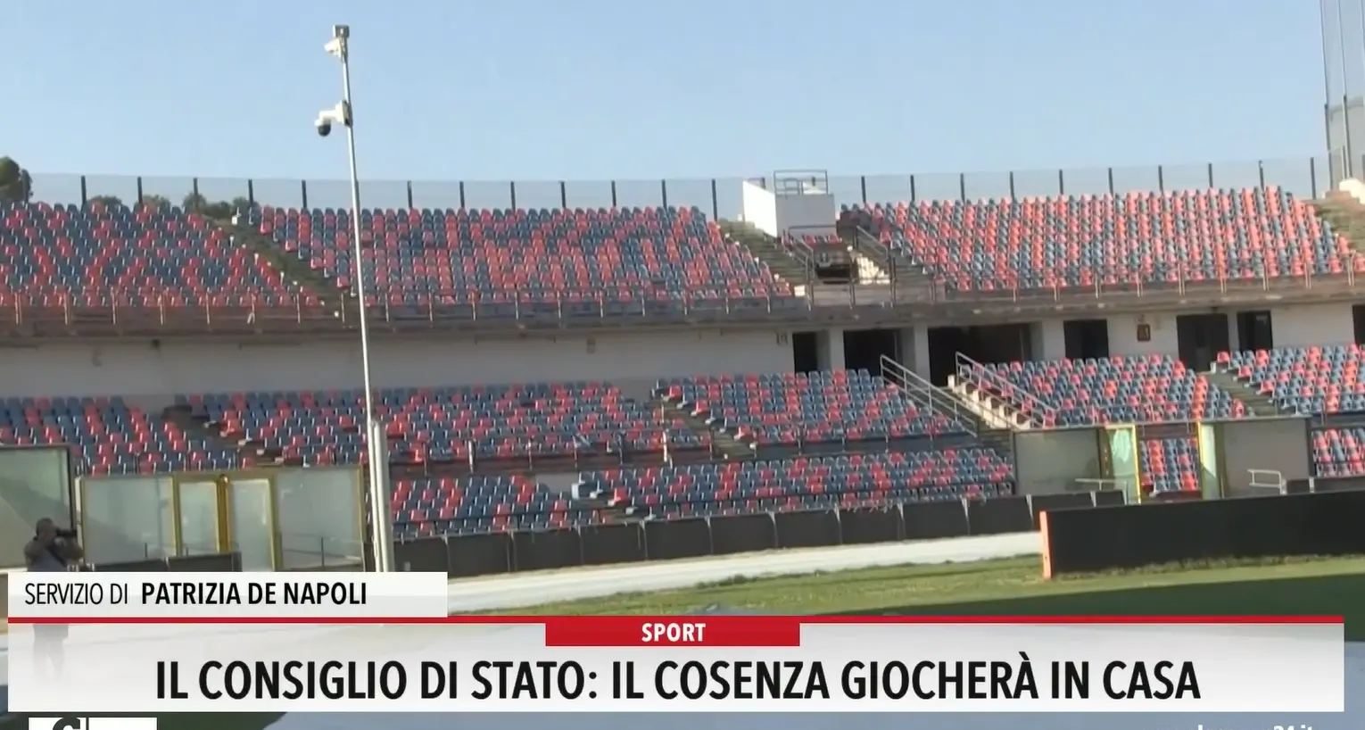 Il Consiglio di Stato: il Cosenza giocherà in casa