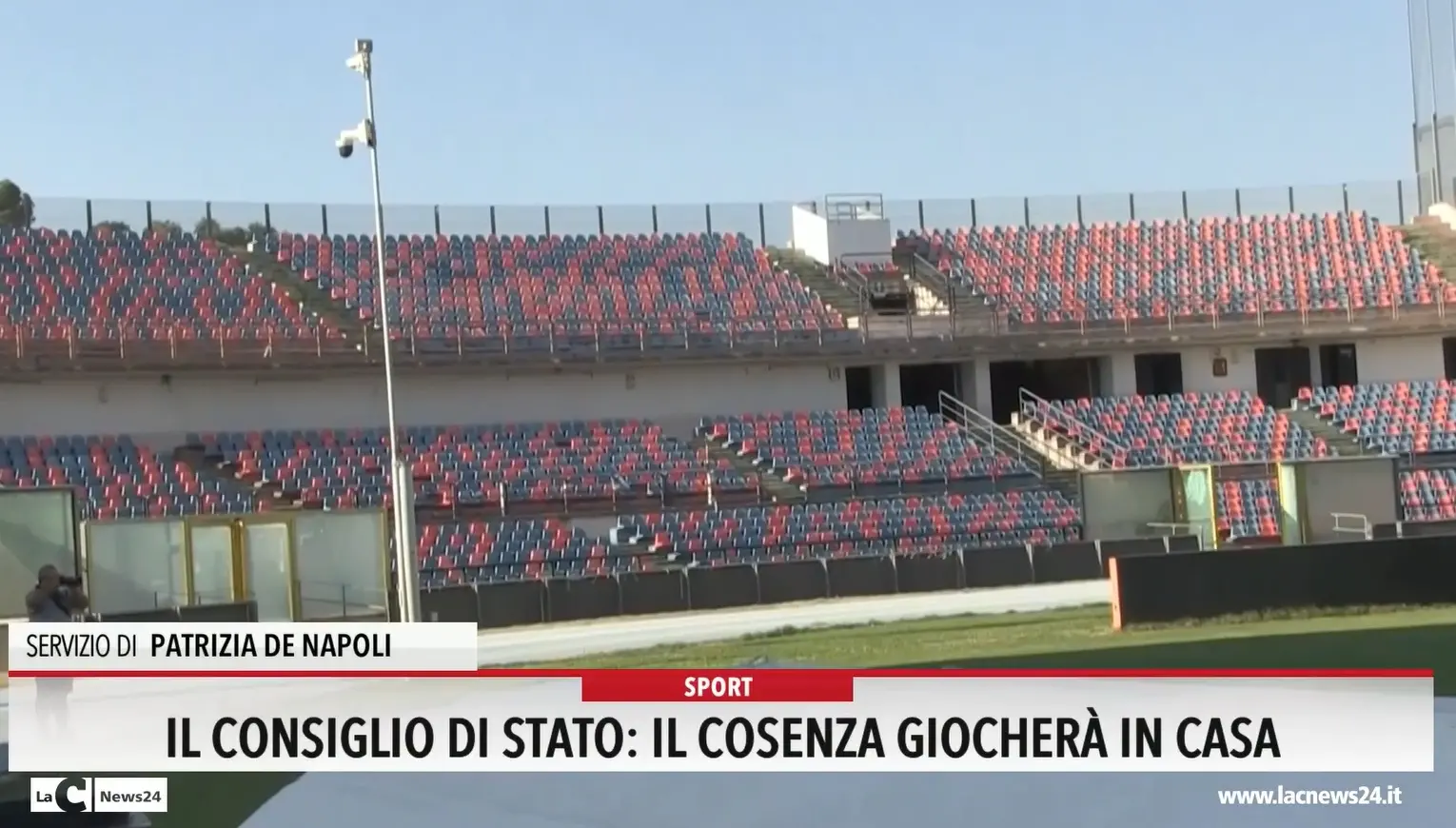 Il Consiglio di Stato: il Cosenza giocherà in casa