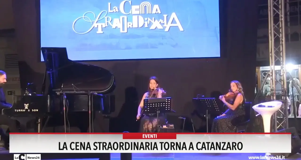 La cena straordinaria torna a Catanzaro