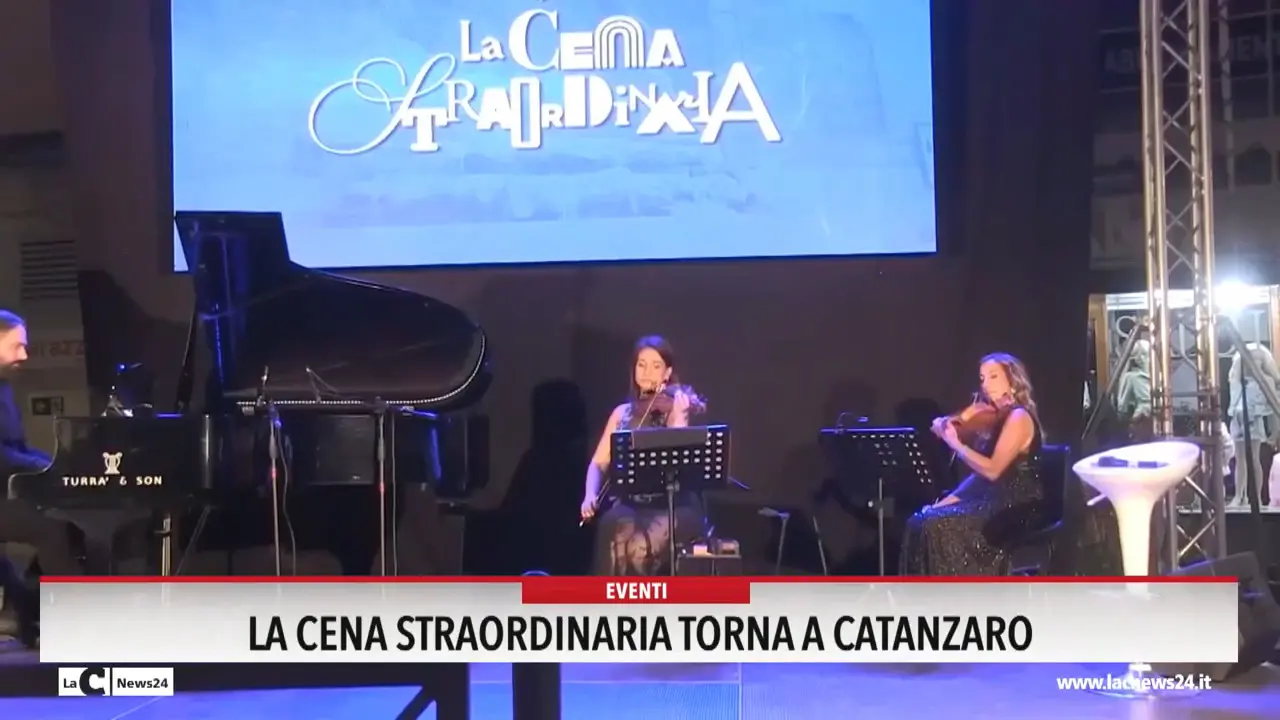 La cena straordinaria torna a Catanzaro