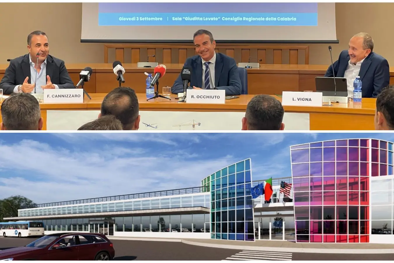 <p>Aeroporto dello Stretto, parte la nuova fase: <span style=\"color:hsl(0, 75%, 60%);\">64 milioni per il Tito Minniti</span> e Reggio guarda già a Messina e alla Sicilia</p>