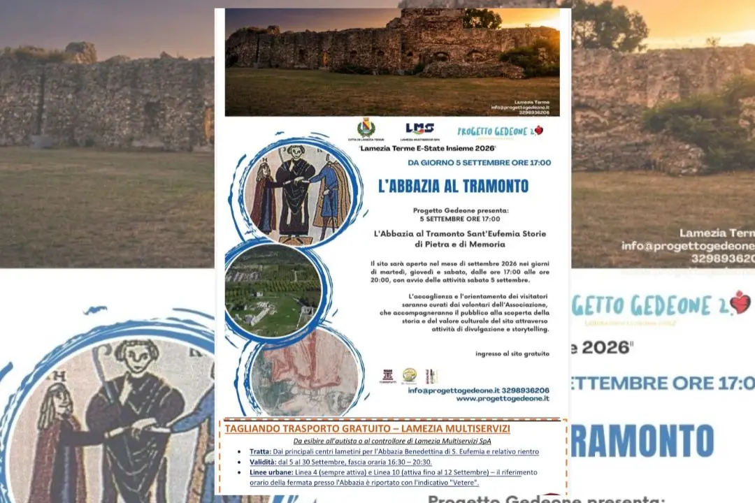 Lamezia riscopre i suoi tesori nascosti:\u00A0visite straordinarie al Putridarium e all'Abbazia di Sant'Eufemia\n