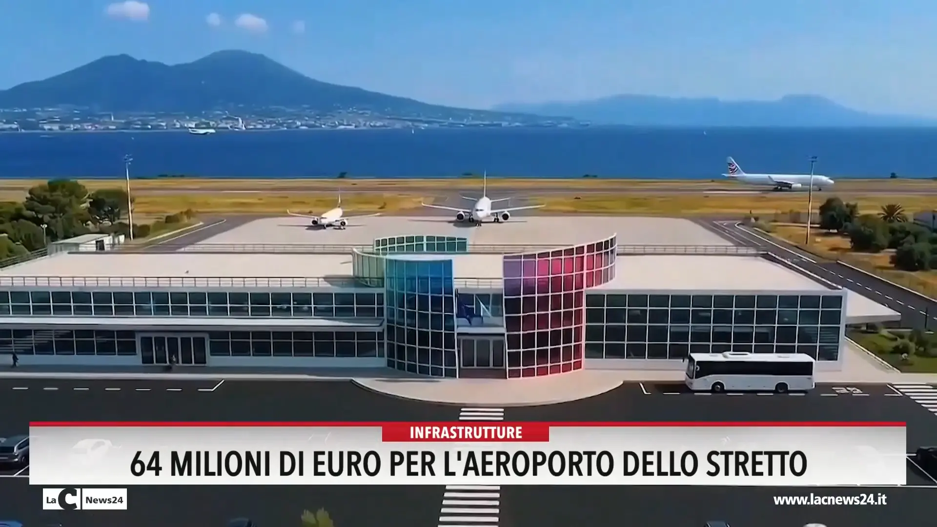 64 milioni di euro per l'aeroporto dello Stretto