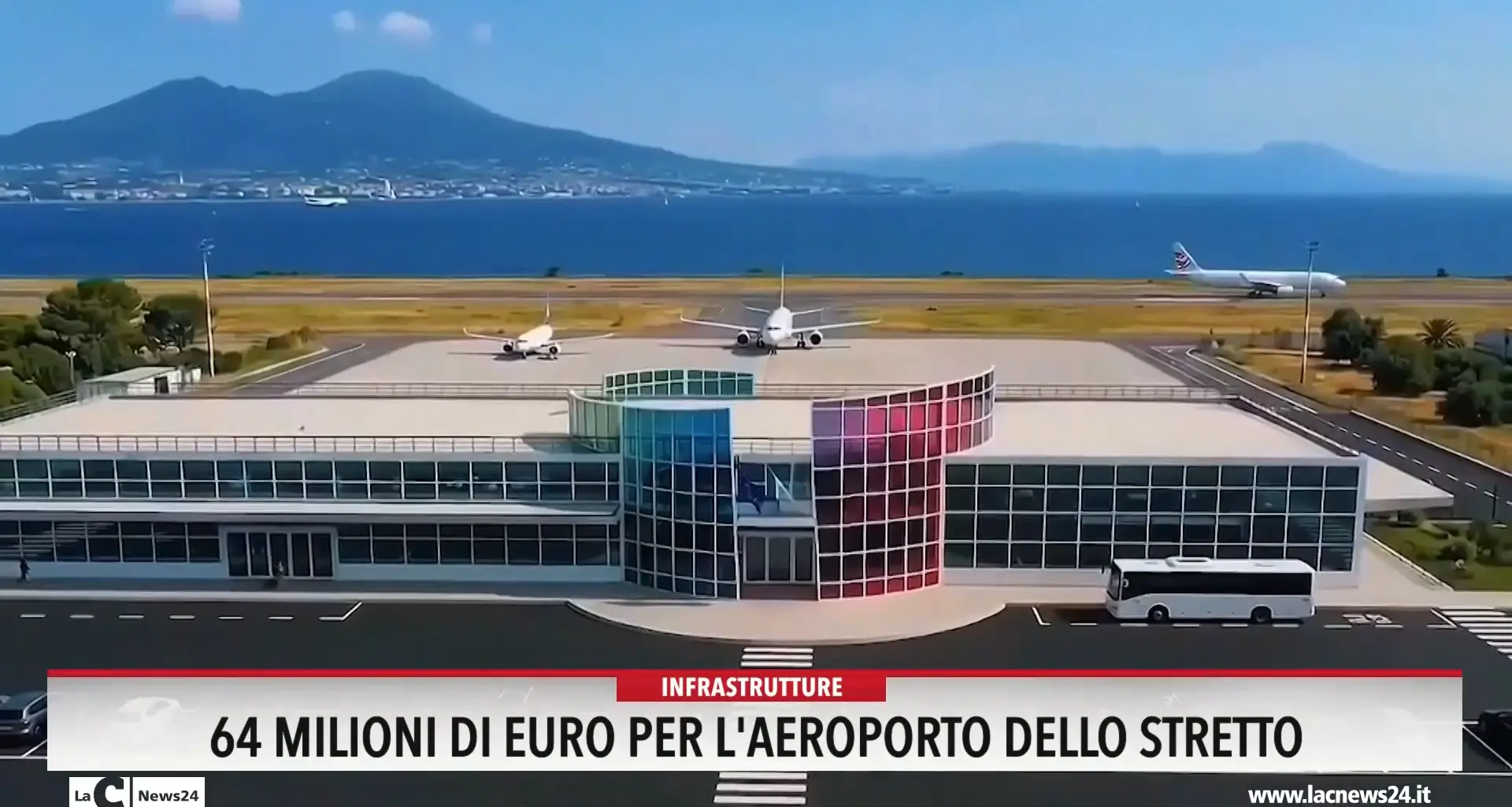 64 milioni di euro per l'aeroporto dello Stretto