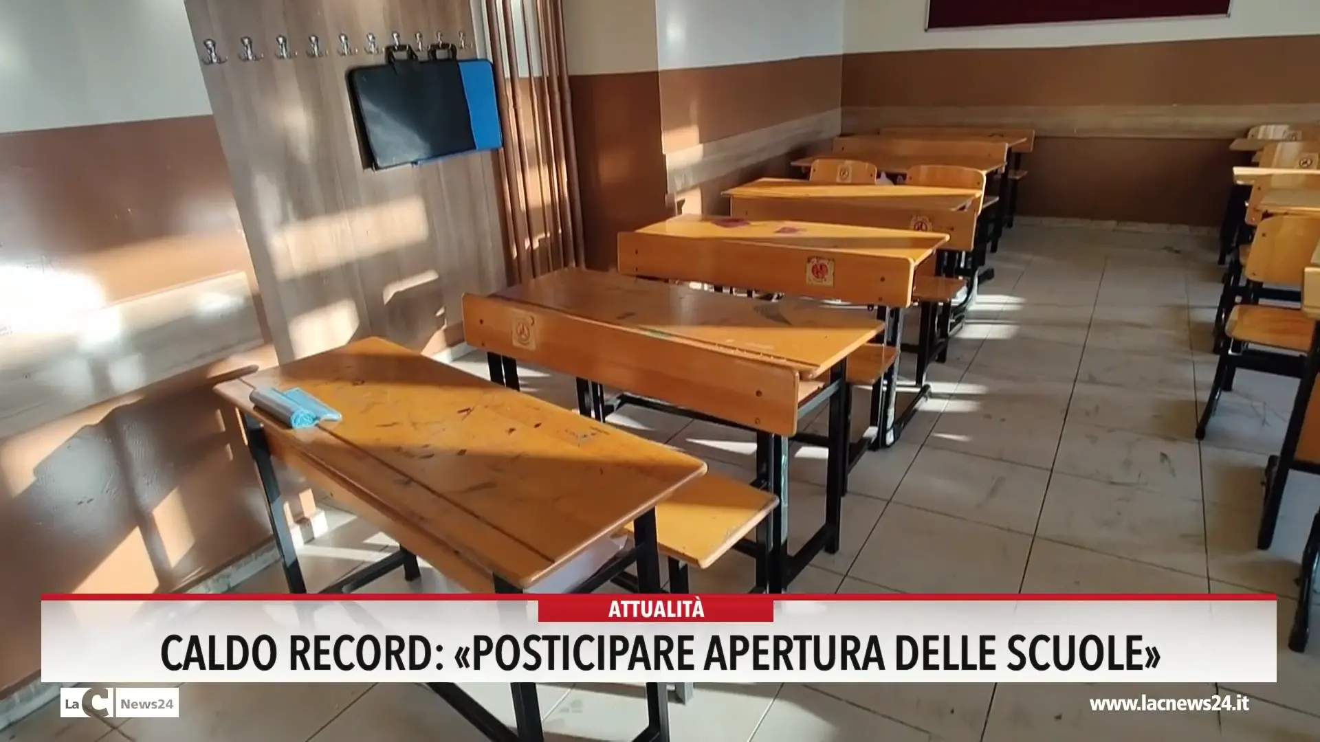Caldo record: «Posticipare apertura delle scuole»