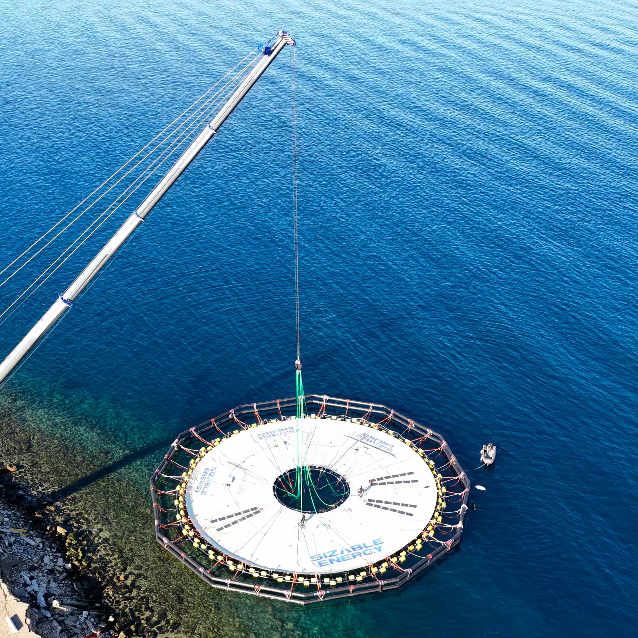 Geodis progetta il trasporto e l’installazione\n\ndi un prototipo di sistema offshore di accumulo di energia in Italia\n
