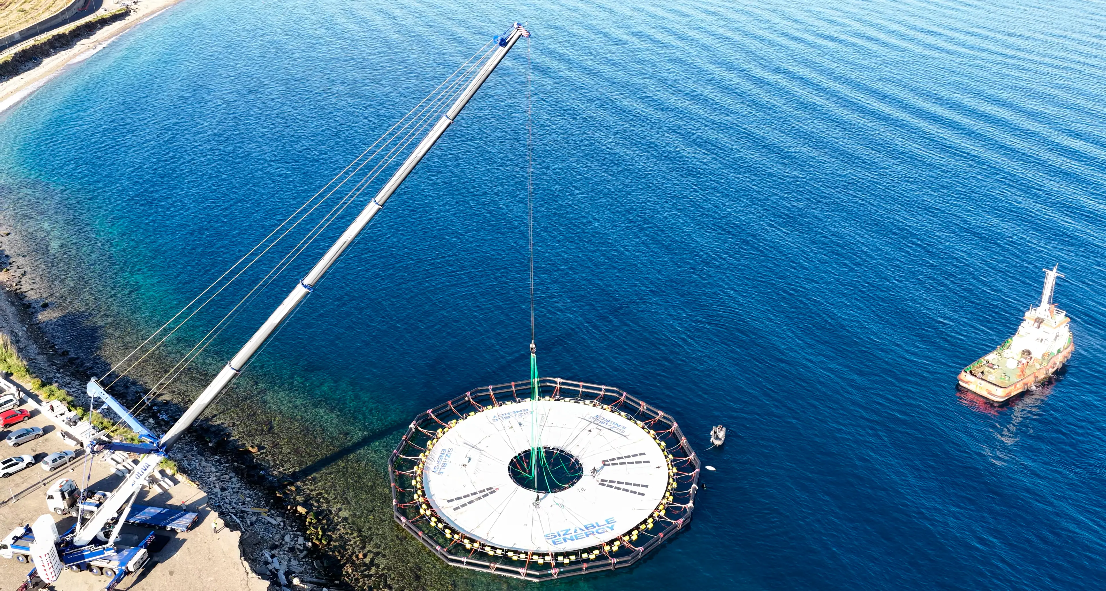 Geodis progetta il trasporto e l’installazione\n\ndi un prototipo di sistema offshore di accumulo di energia in Italia\n