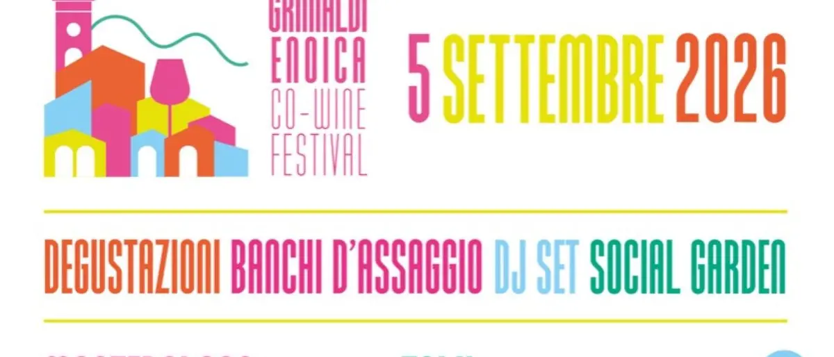 Grimaldi Enoica 2026, domani il Savuto celebra vino, territori, cultura e musica\n
