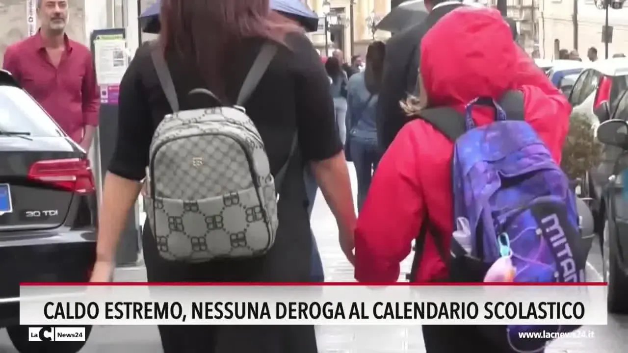 Caldo estremo, nessuna deroga al calendario scolastico