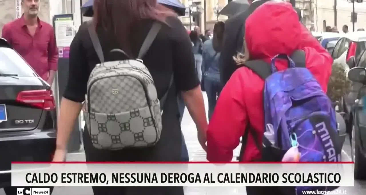 Caldo estremo, nessuna deroga al calendario scolastico