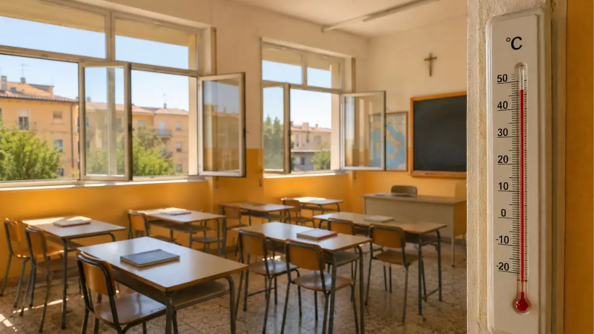 <p>Il caldo alimenta il dibattito sull’inizio delle lezioni nelle scuole calabresi</p>\\n