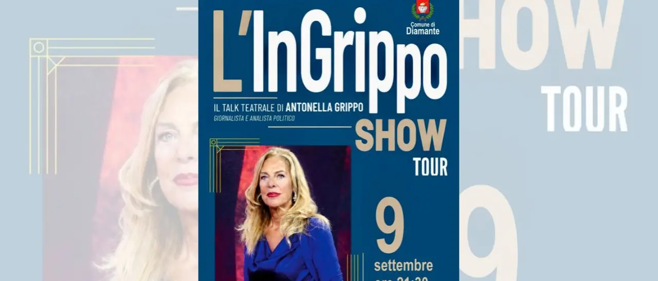 Politica, musica e ironia sul palco: l’InGrippo show tour torna a Diamante il 9 settembre\n