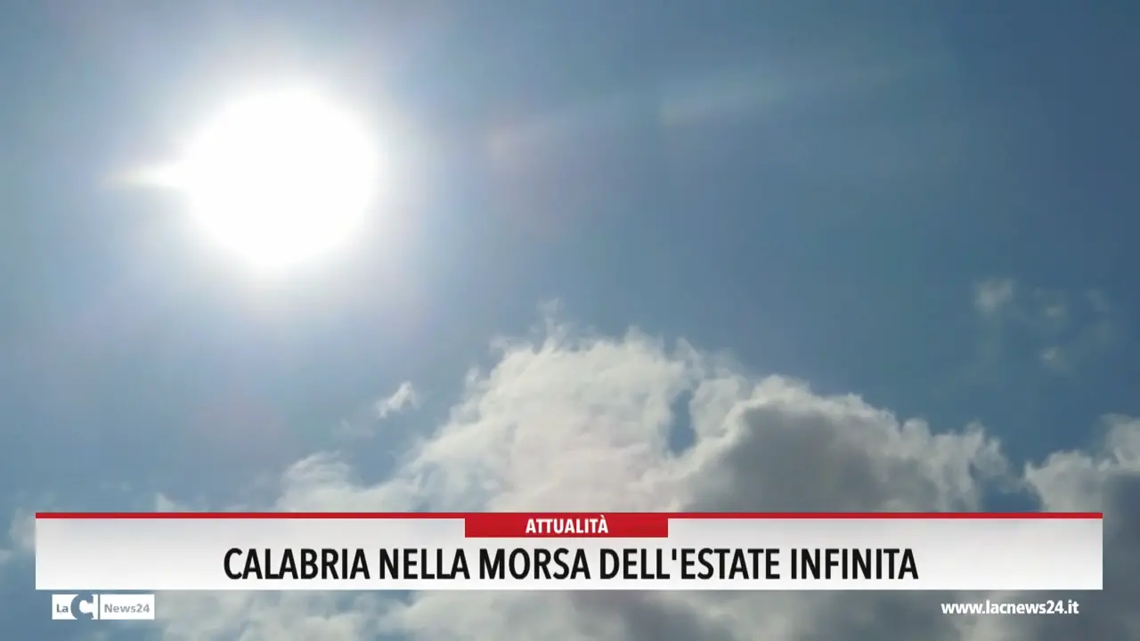Calabria nella morsa dell'estate infinita
