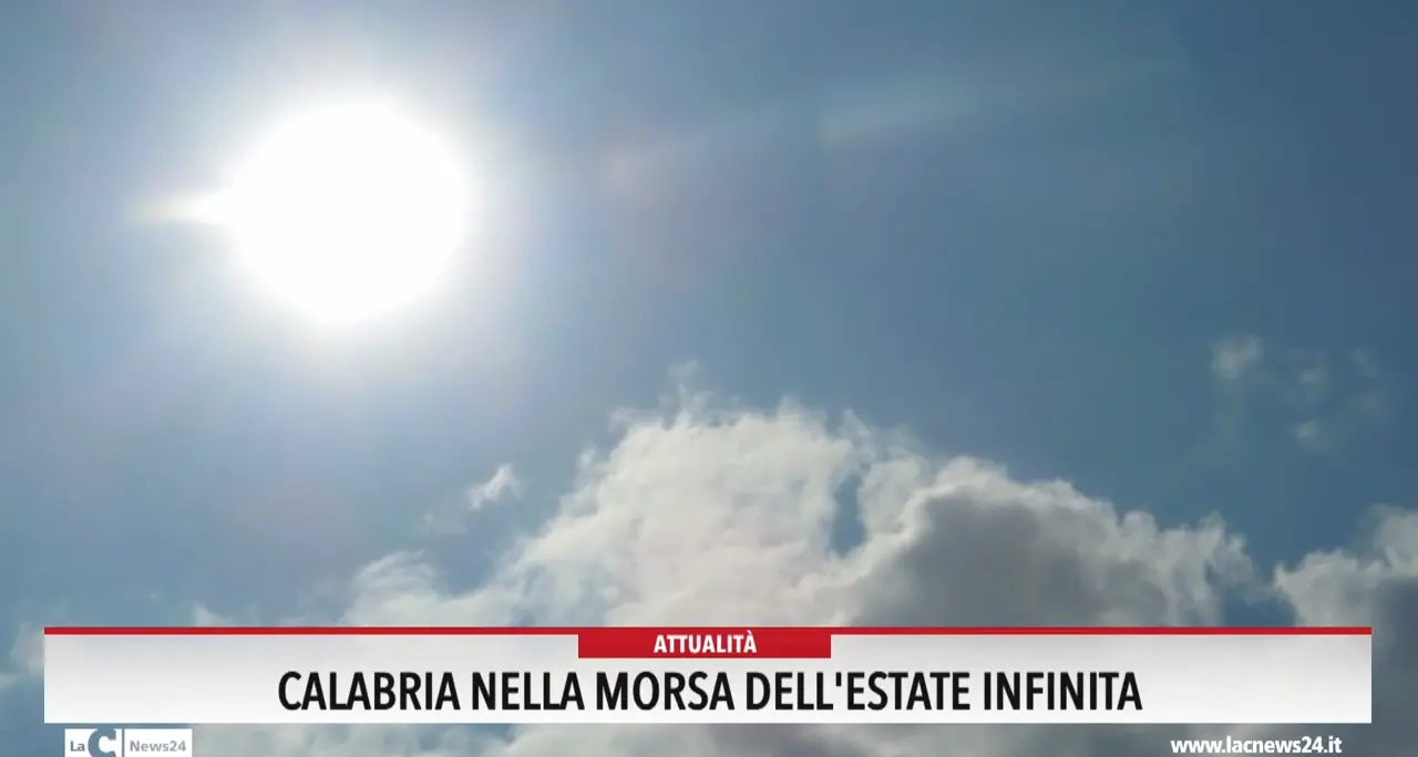 Calabria nella morsa dell'estate infinita