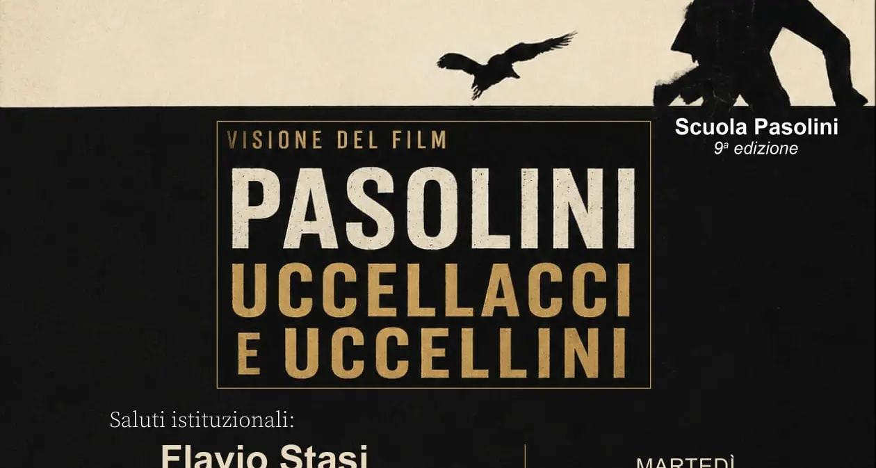 La Scuola Pasolini arriva in città: quattro giorni di studio tra Palazzo De Russis e il Castello Ducale\n