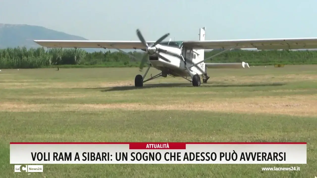 Voli RAM a Sibari: un sogno che adesso può avverarsi