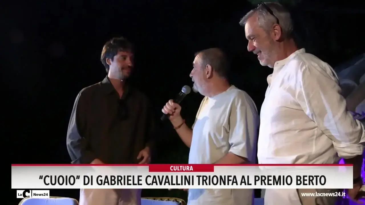 \"Cuoio\" di Gabriele Cavallini trionfa al premio Berto