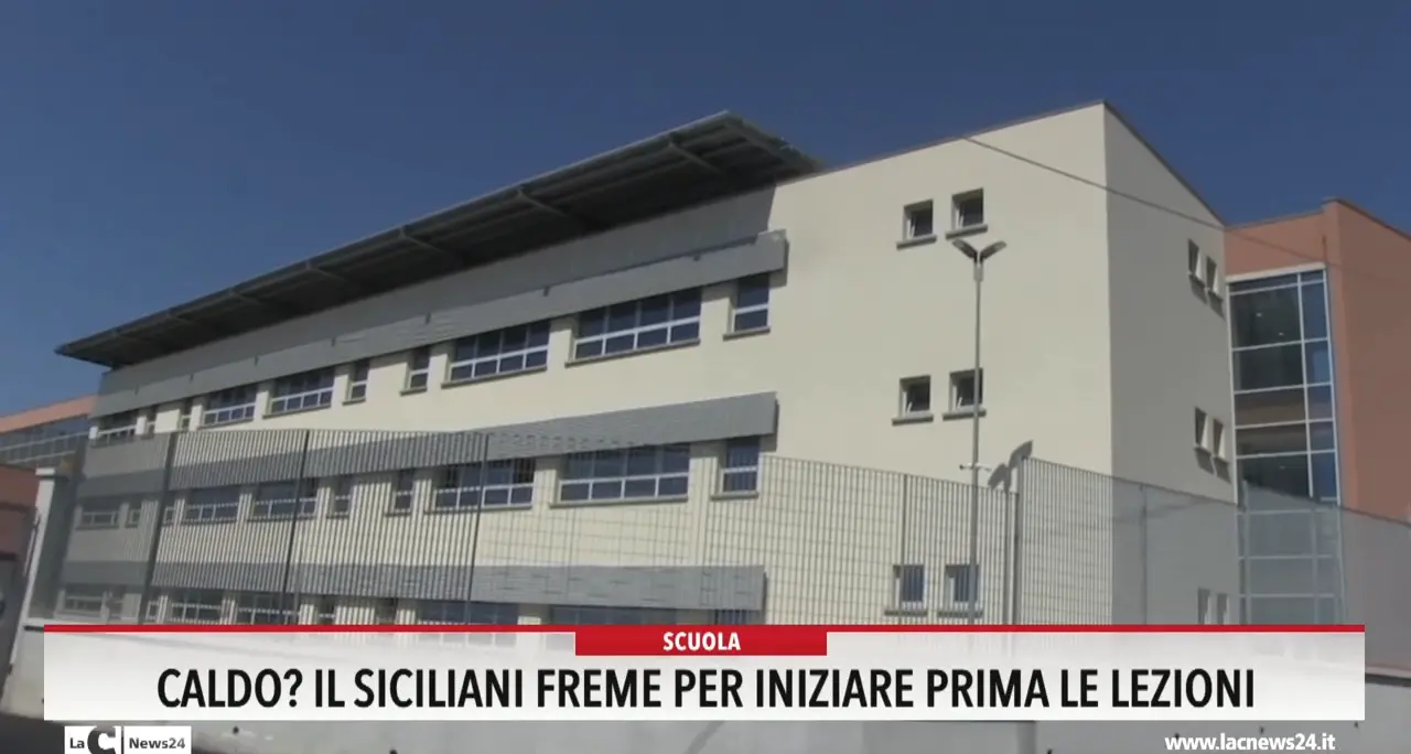 Caldo? Il Siciliani freme per iniziare prima le lezioni