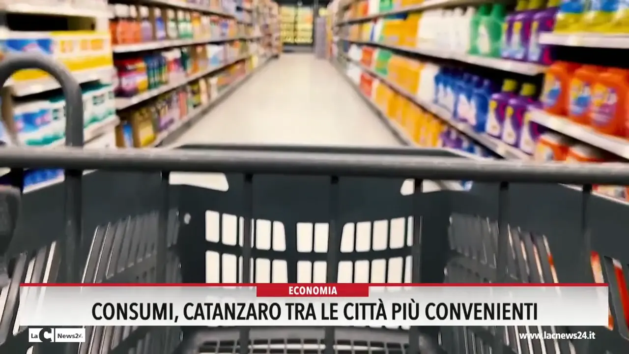 Consumi, Catanzaro tra le citta più convenienti