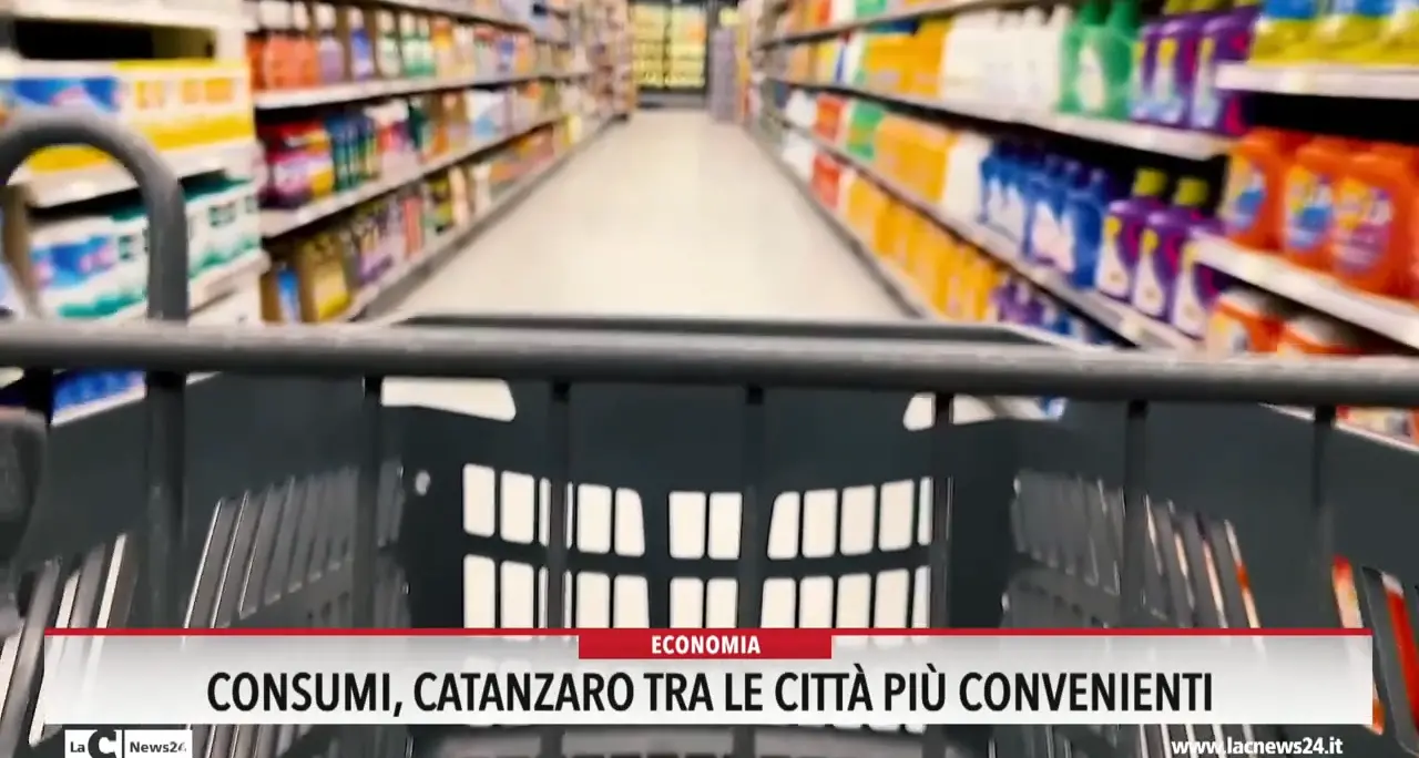 Consumi, Catanzaro tra le citta più convenienti