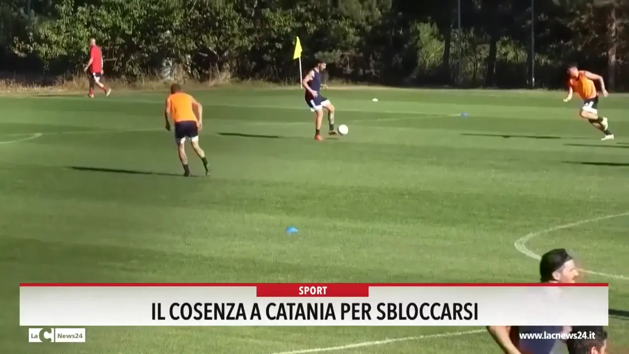Il Cosenza a Catania per sbloccarsi