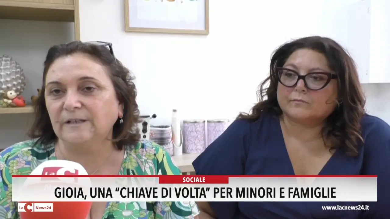 Gioia, una chiave di volta per minori e famiglie