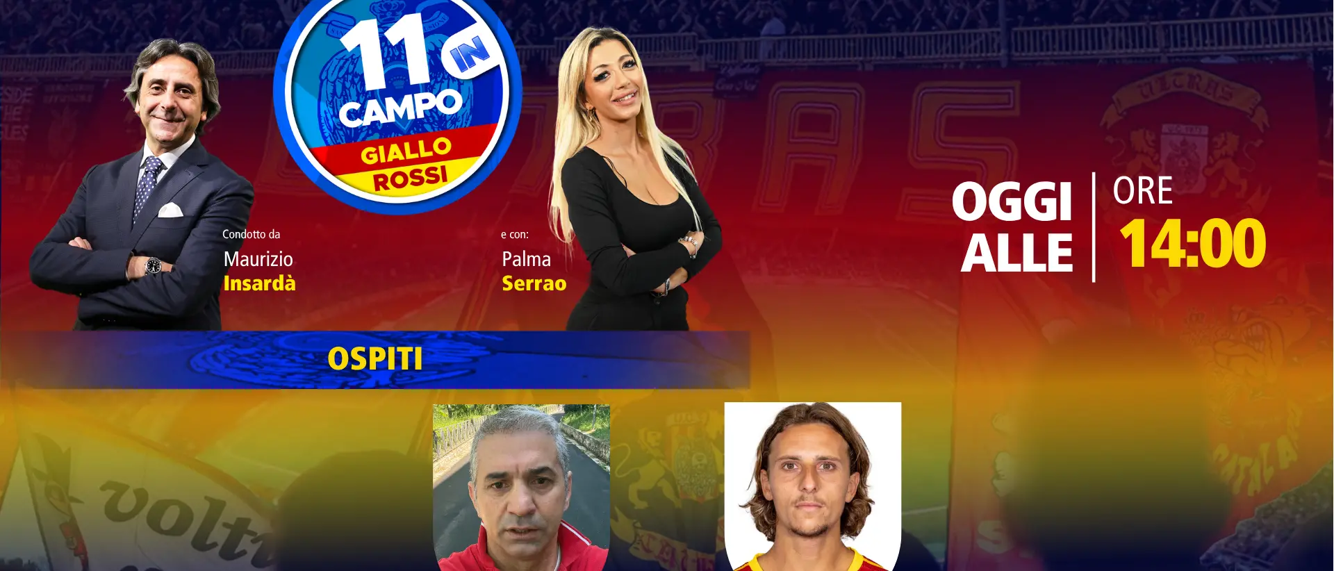 “11 in Campo GialloRossi”, Petriccione e l’ex Di Sole ospiti per parlare del Catanzaro\n
