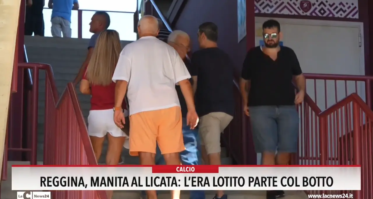 Reggina, Manita al Licata: l'era Lotito parte col botto