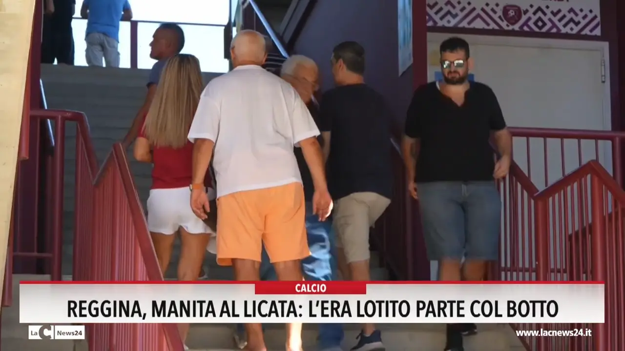 Reggina, Manita al Licata: l'era Lotito parte col botto