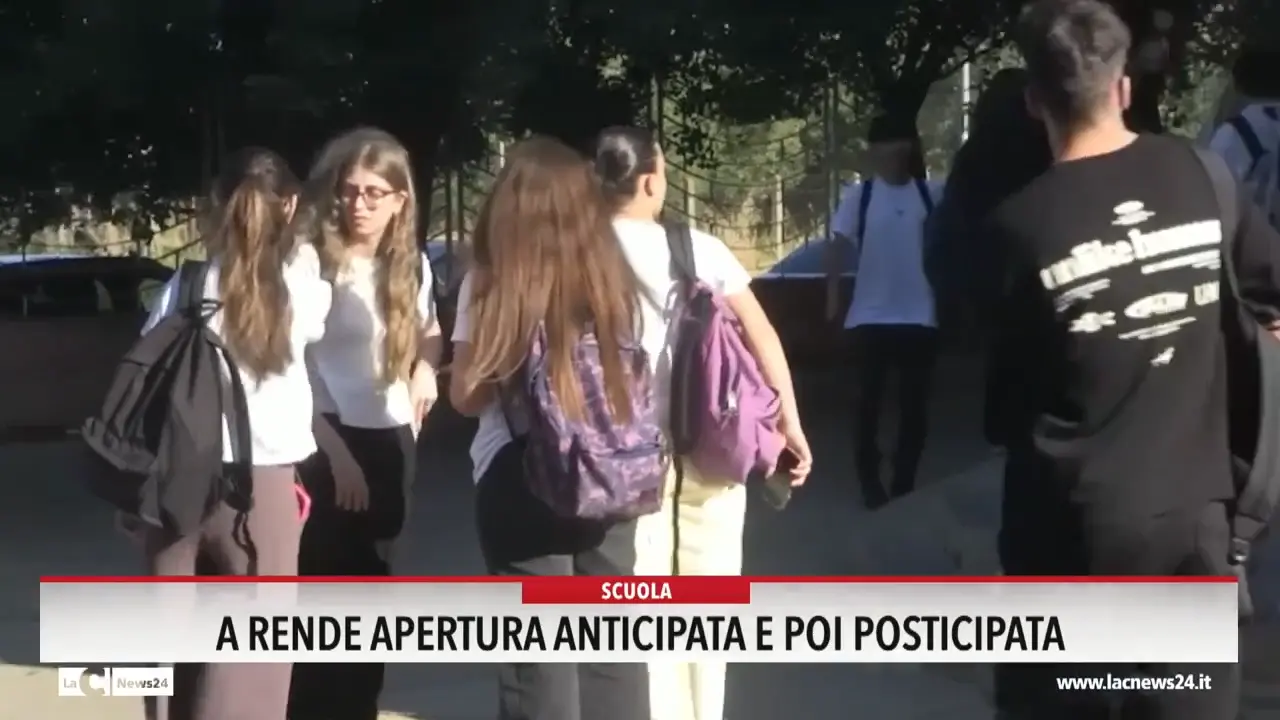 A Rende apertura anticipata e poi posticipata