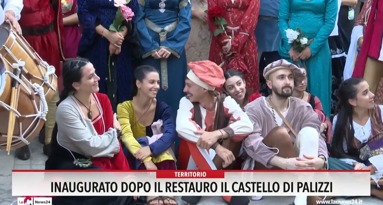 Inaugurato dopo il restauro il Castello di Palizzi