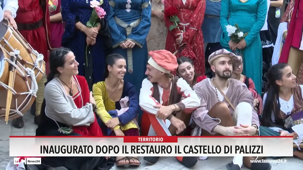 Inaugurato dopo il restauro il Castello di Palizzi