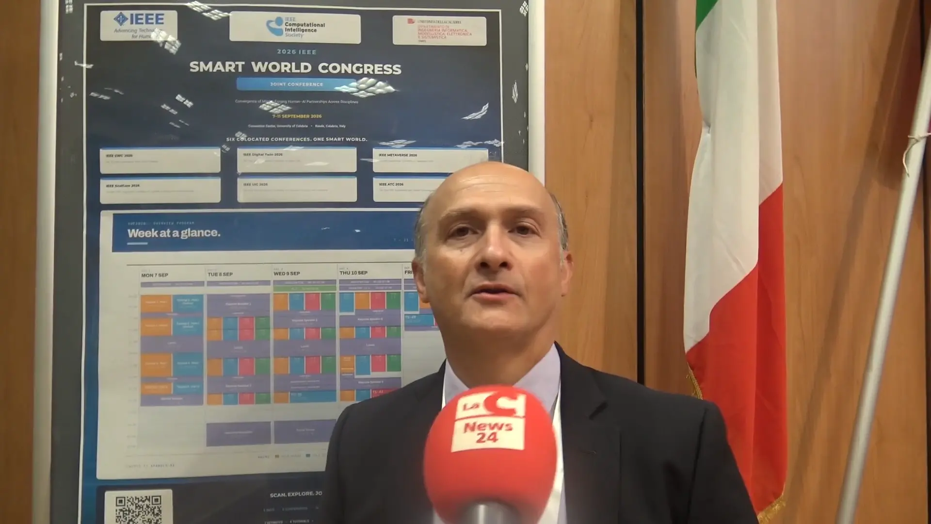 Conferenza IEEE all'Unical: il prof. Giancarlo Fortino