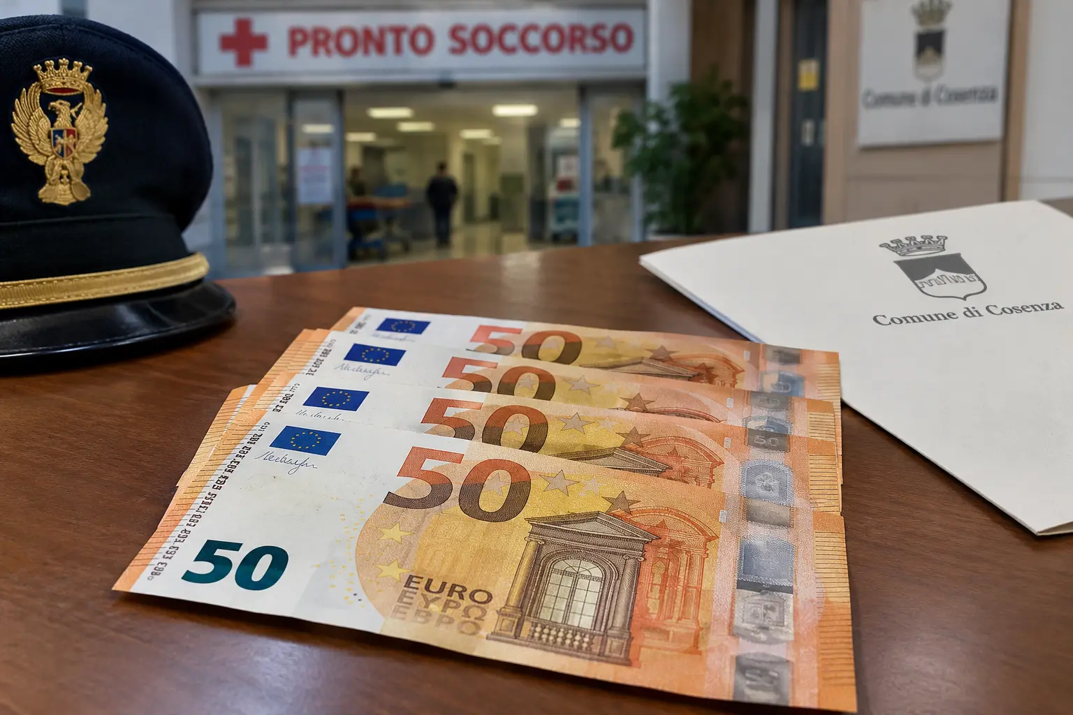 Smarriti 200 euro al Pronto Soccorso di Cosenza: il Comune pubblica un singolare avviso\u00A0\n